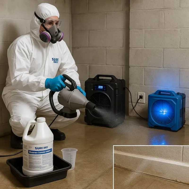 Sanitization and Odor Removal process in Clarks, LA