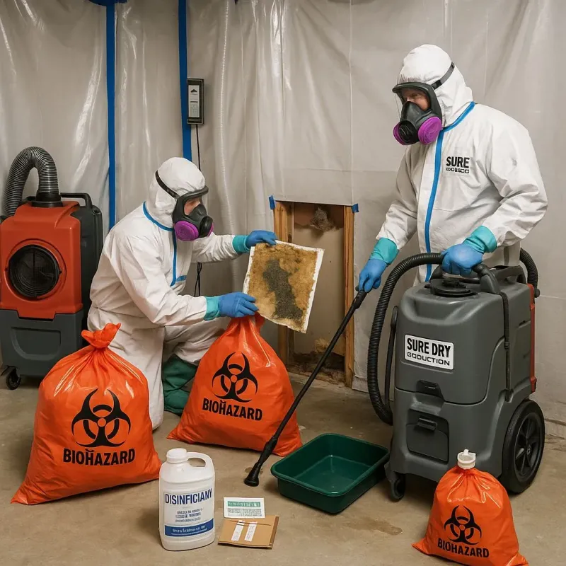 Contaminated Water Handling Protocols process in Clarks, LA
